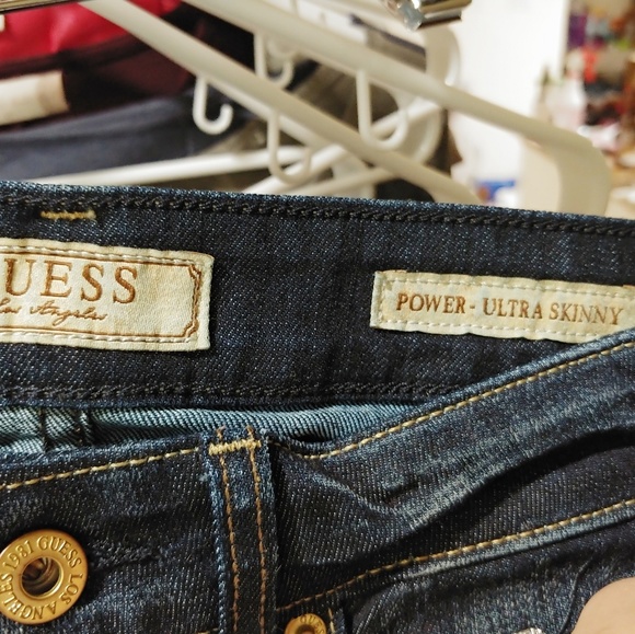 Guess Power Ultra Skinny Jeans Size 24 Regular - Picture 4 of 6